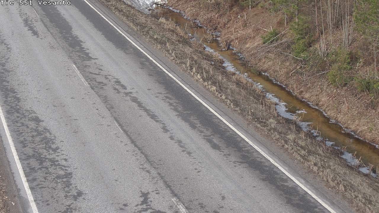 Weather Camera Image Road 551 Vesanto Löttökorpi, Vesanto, Pohjois-Savo
