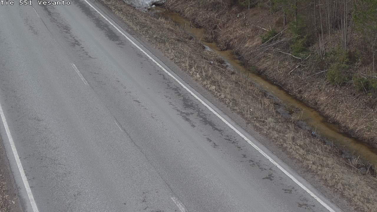 Weather Camera Image Road 551 Vesanto Löttökorpi, Vesanto, Pohjois-Savo
