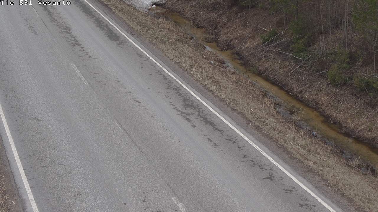 Weather Camera Image Road 551 Vesanto Löttökorpi, Vesanto, Pohjois-Savo