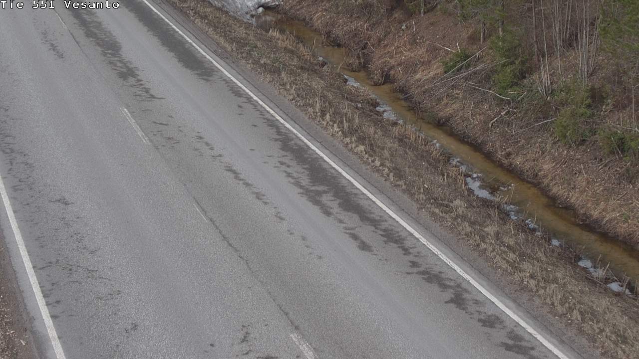 Weather Camera Image Road 551 Vesanto Löttökorpi, Vesanto, Pohjois-Savo