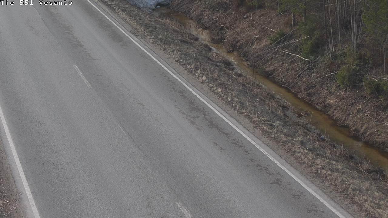 Weather Camera Image Väg 551 Vesanto Löttökorpi, Vesanto, Pohjois-Savo