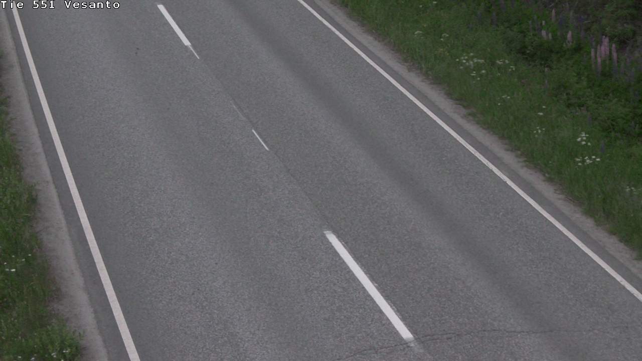 Weather Camera Image Road 551 Vesanto Löttökorpi, Vesanto, Pohjois-Savo