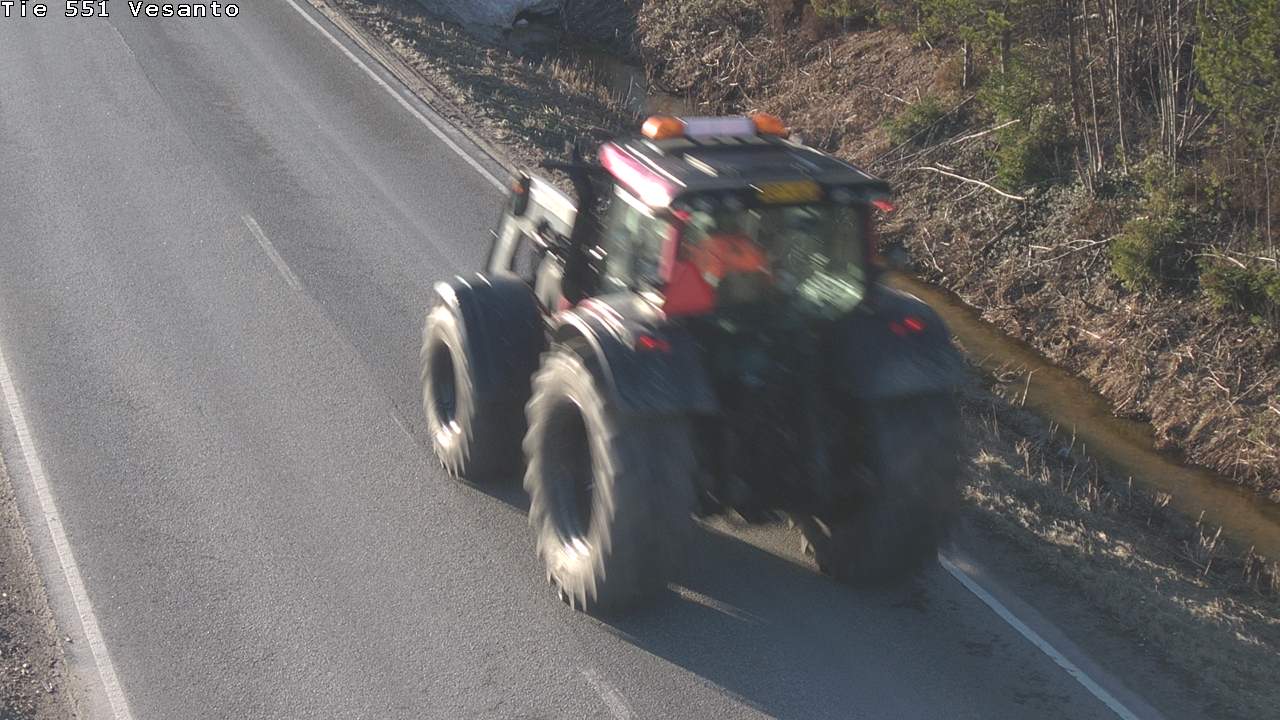 Weather Camera Image Väg 551 Vesanto Löttökorpi, Vesanto, Pohjois-Savo
