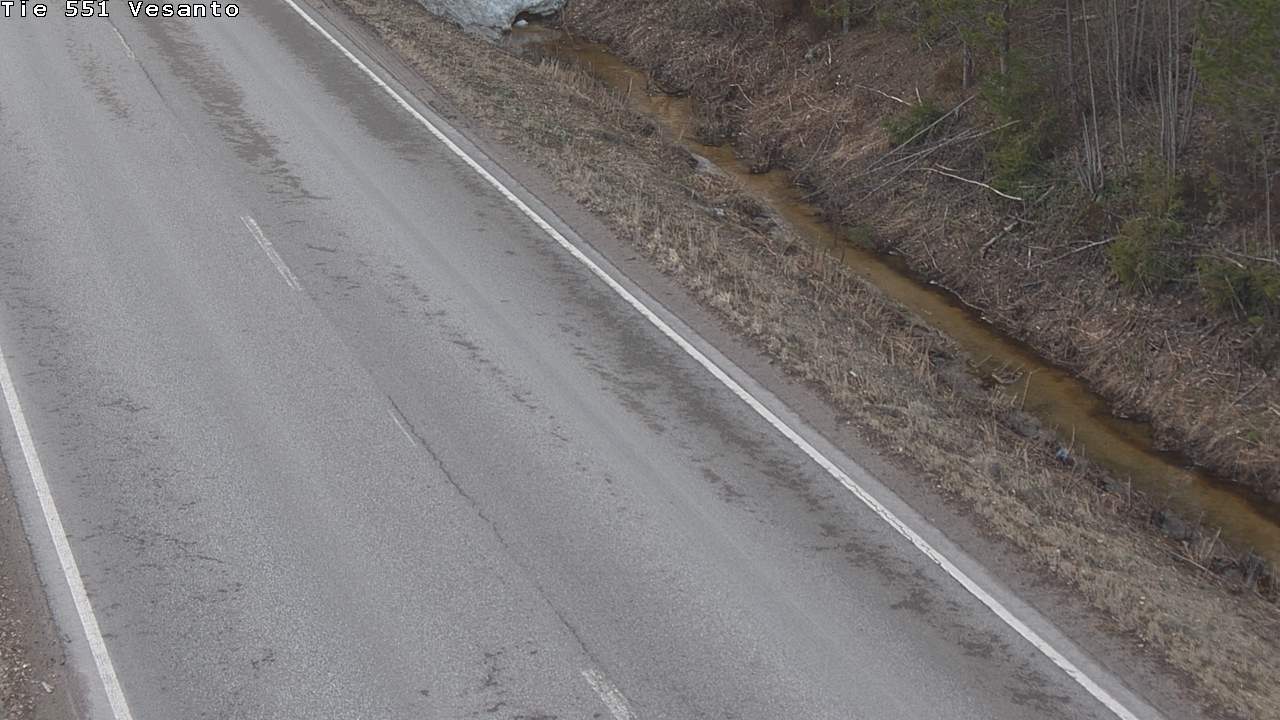 Weather Camera Image Väg 551 Vesanto Löttökorpi, Vesanto, Pohjois-Savo