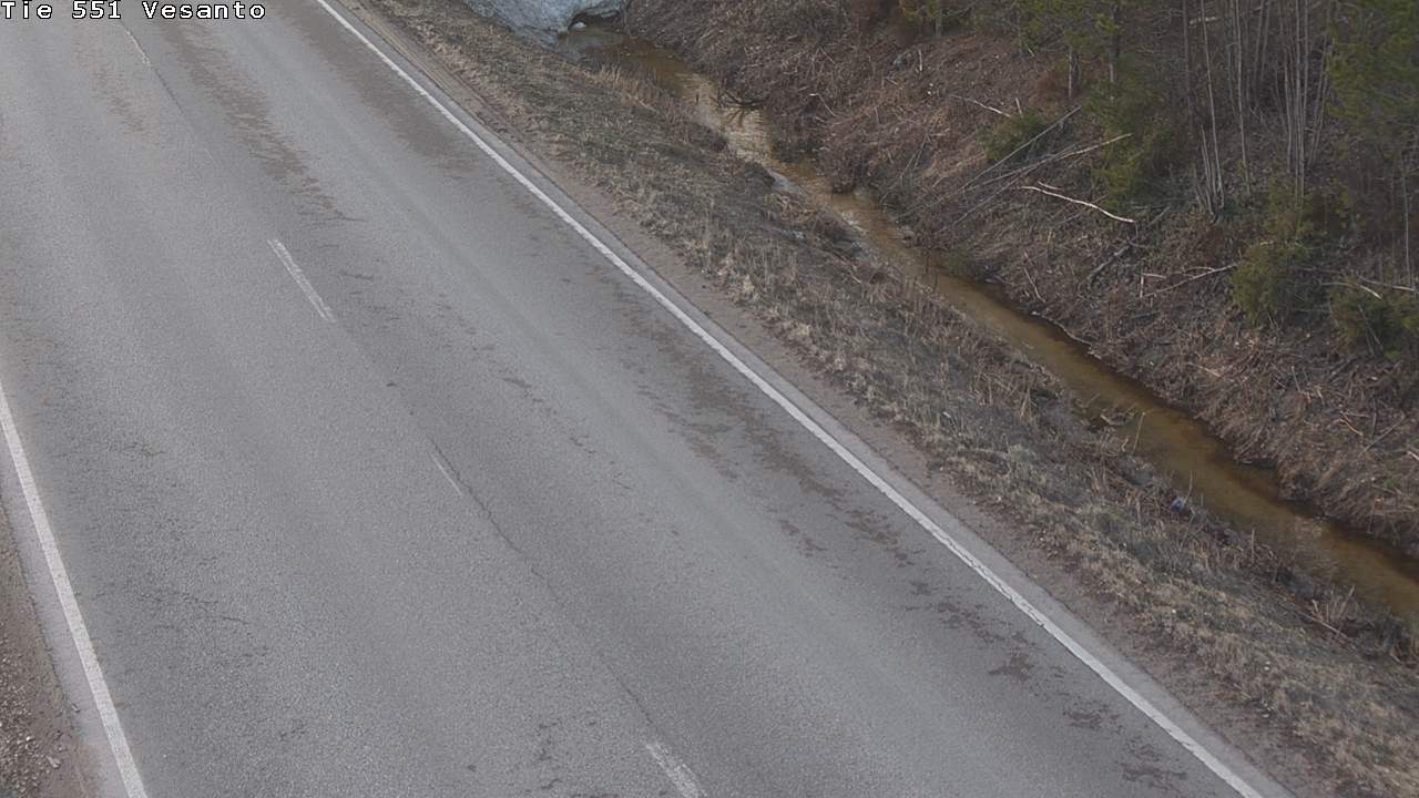 Weather Camera Image Väg 551 Vesanto Löttökorpi, Vesanto, Pohjois-Savo