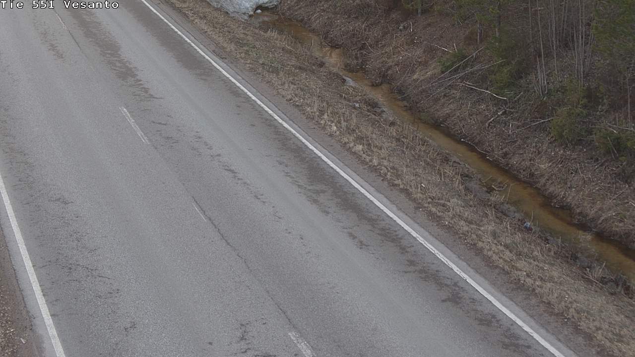 Weather Camera Image Väg 551 Vesanto Löttökorpi, Vesanto, Pohjois-Savo