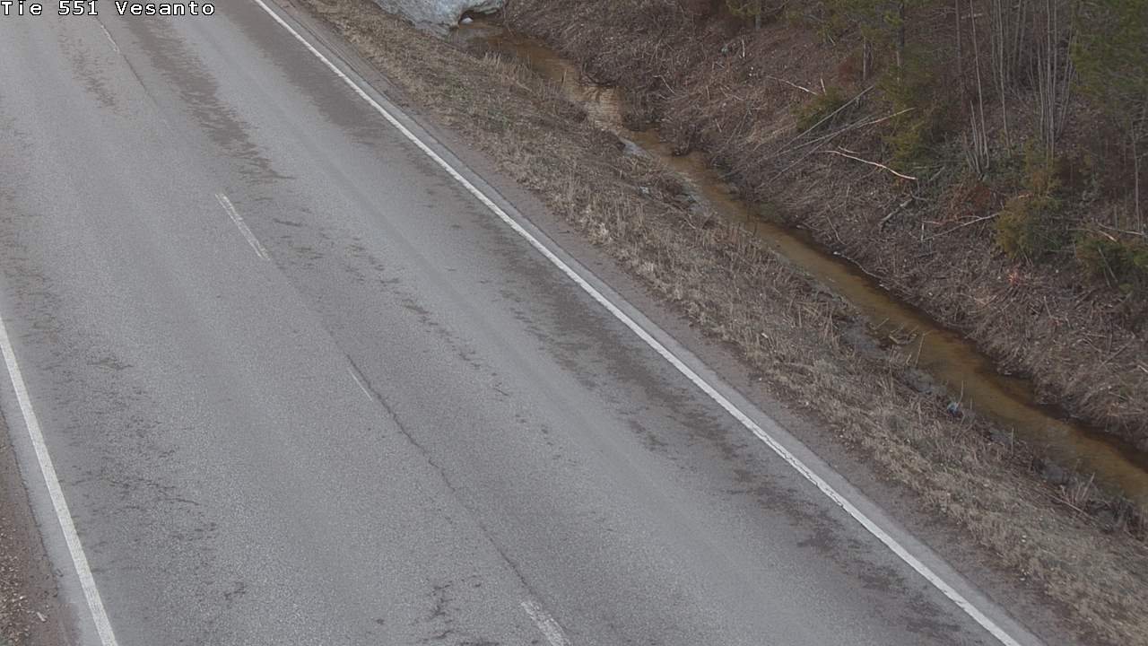 Weather Camera Image Väg 551 Vesanto Löttökorpi, Vesanto, Pohjois-Savo