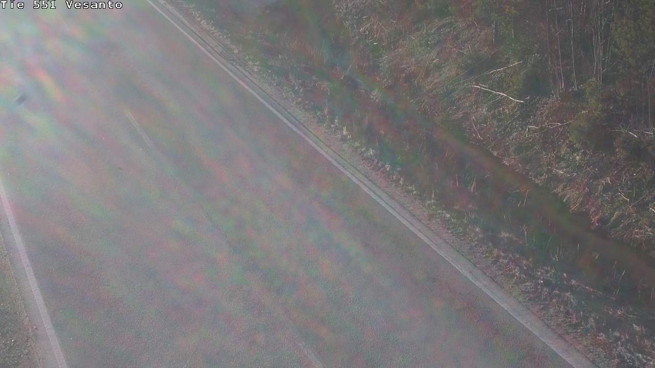 Weather Camera Image Väg 551 Vesanto Löttökorpi, Vesanto, Pohjois-Savo