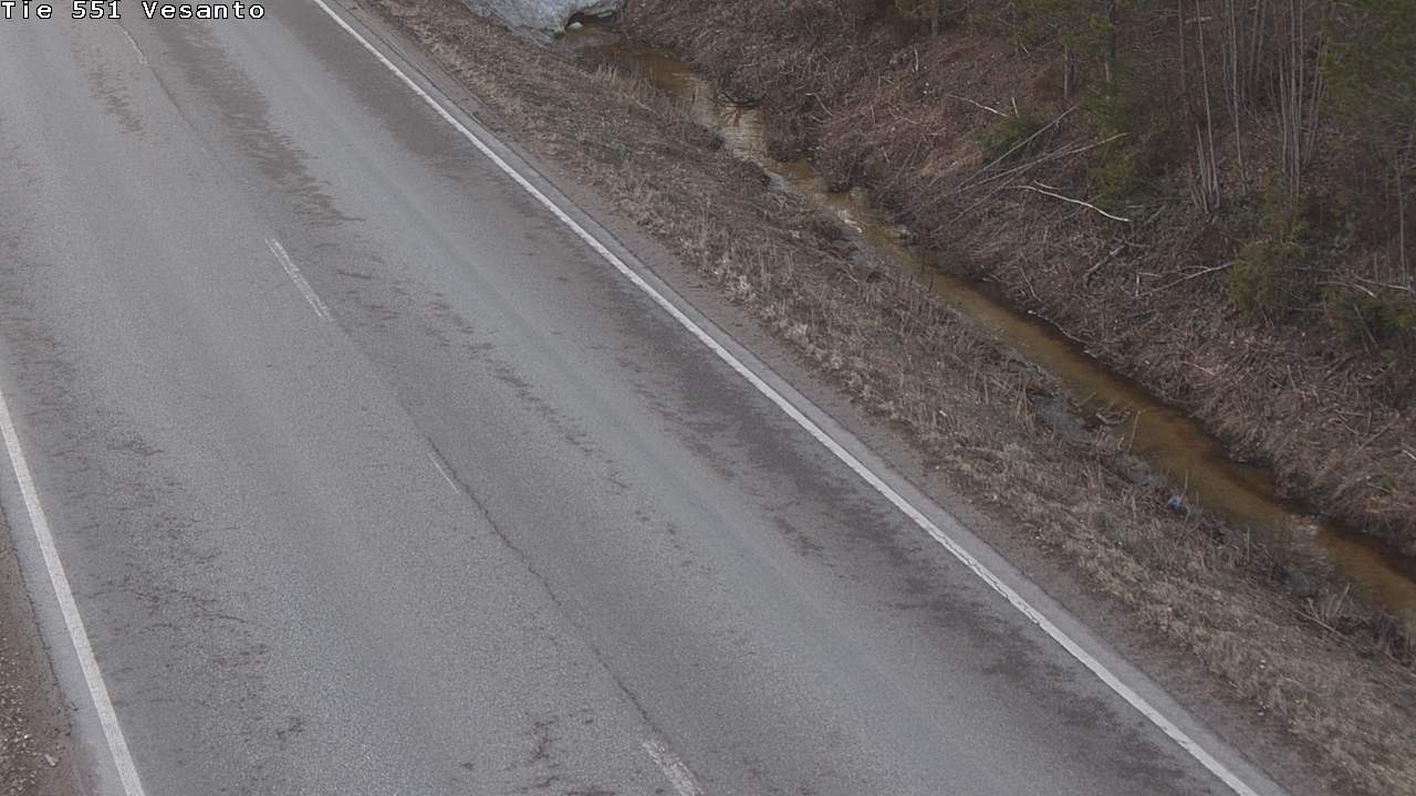 Weather Camera Image Väg 551 Vesanto Löttökorpi, Vesanto, Pohjois-Savo