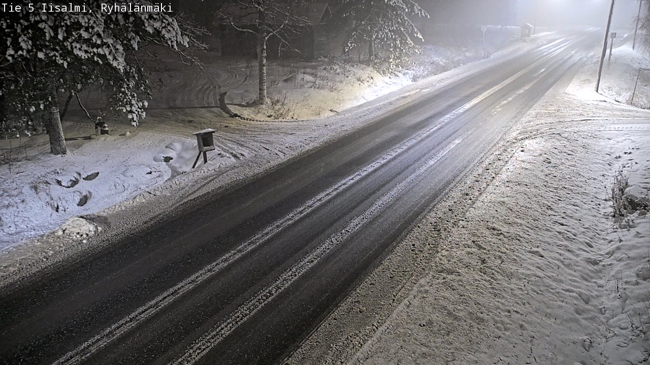 Weather Camera Image Väg 5 Idensalmi, Ryhälänmäki, Iisalmi, Pohjois-Savo