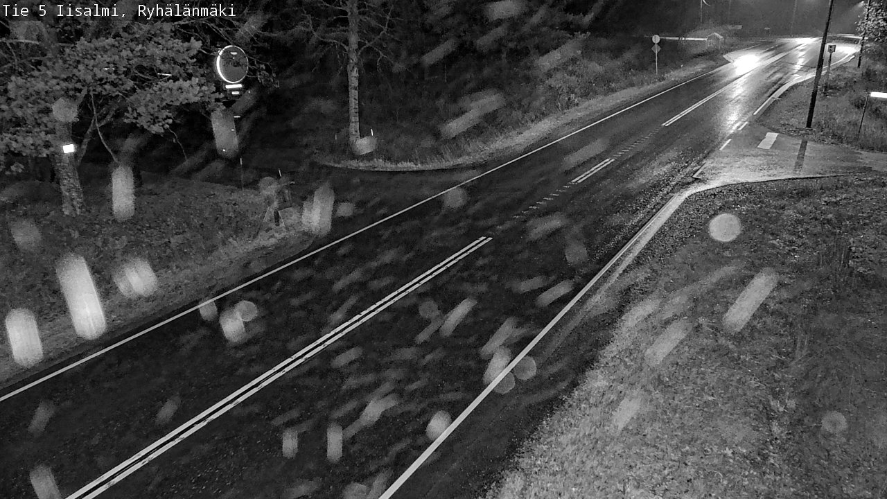 Weather Camera Image Road 5 Iisalmi, Ryhälänmäki, Iisalmi, Pohjois-Savo