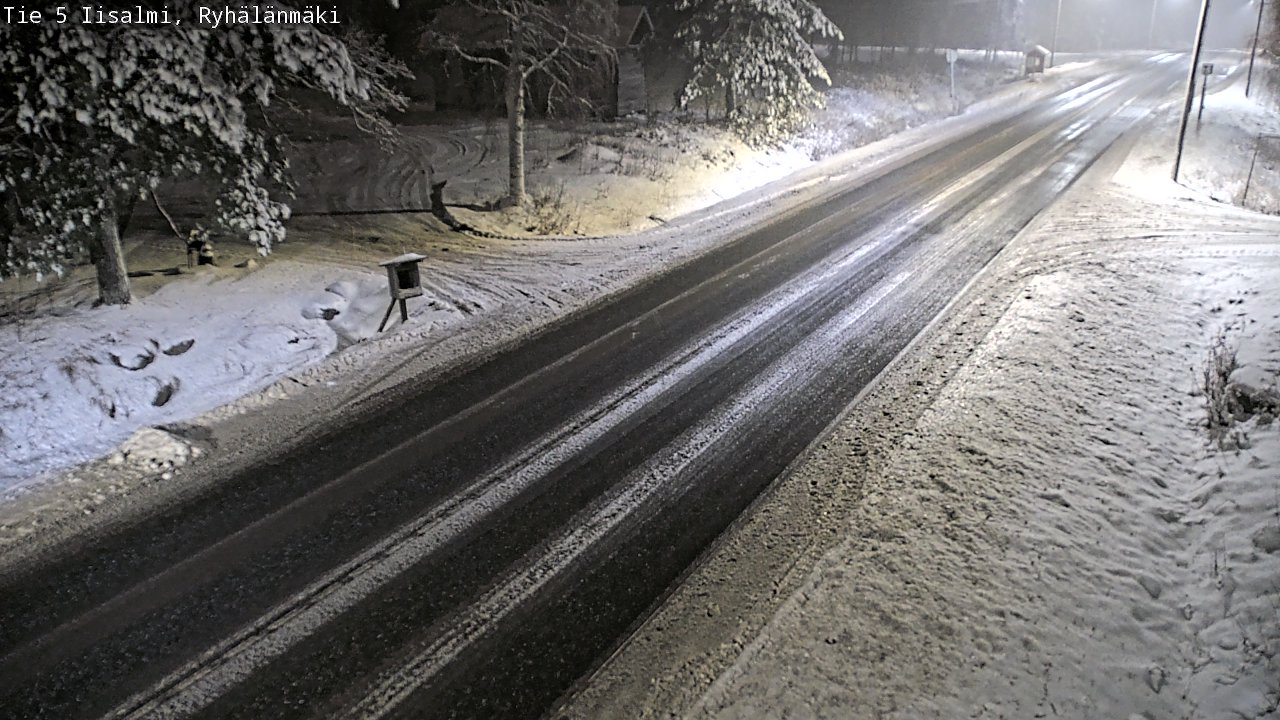 Weather Camera Image Väg 5 Idensalmi, Ryhälänmäki, Iisalmi, Pohjois-Savo