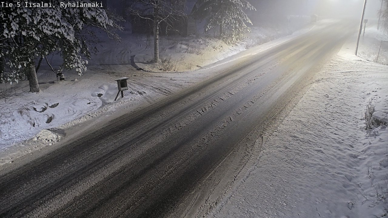 Weather Camera Image Väg 5 Idensalmi, Ryhälänmäki, Iisalmi, Pohjois-Savo