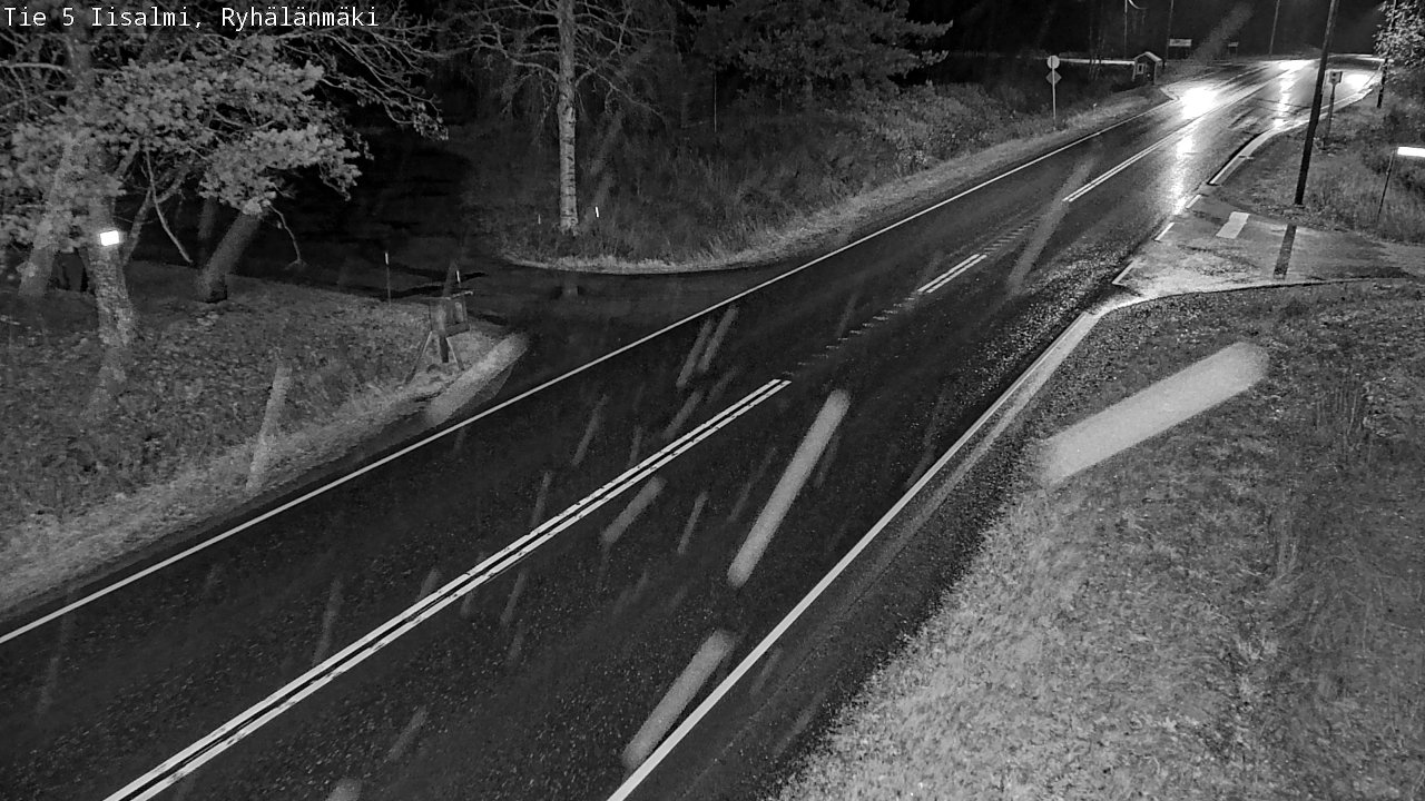 Weather Camera Image Väg 5 Idensalmi, Ryhälänmäki, Iisalmi, Pohjois-Savo