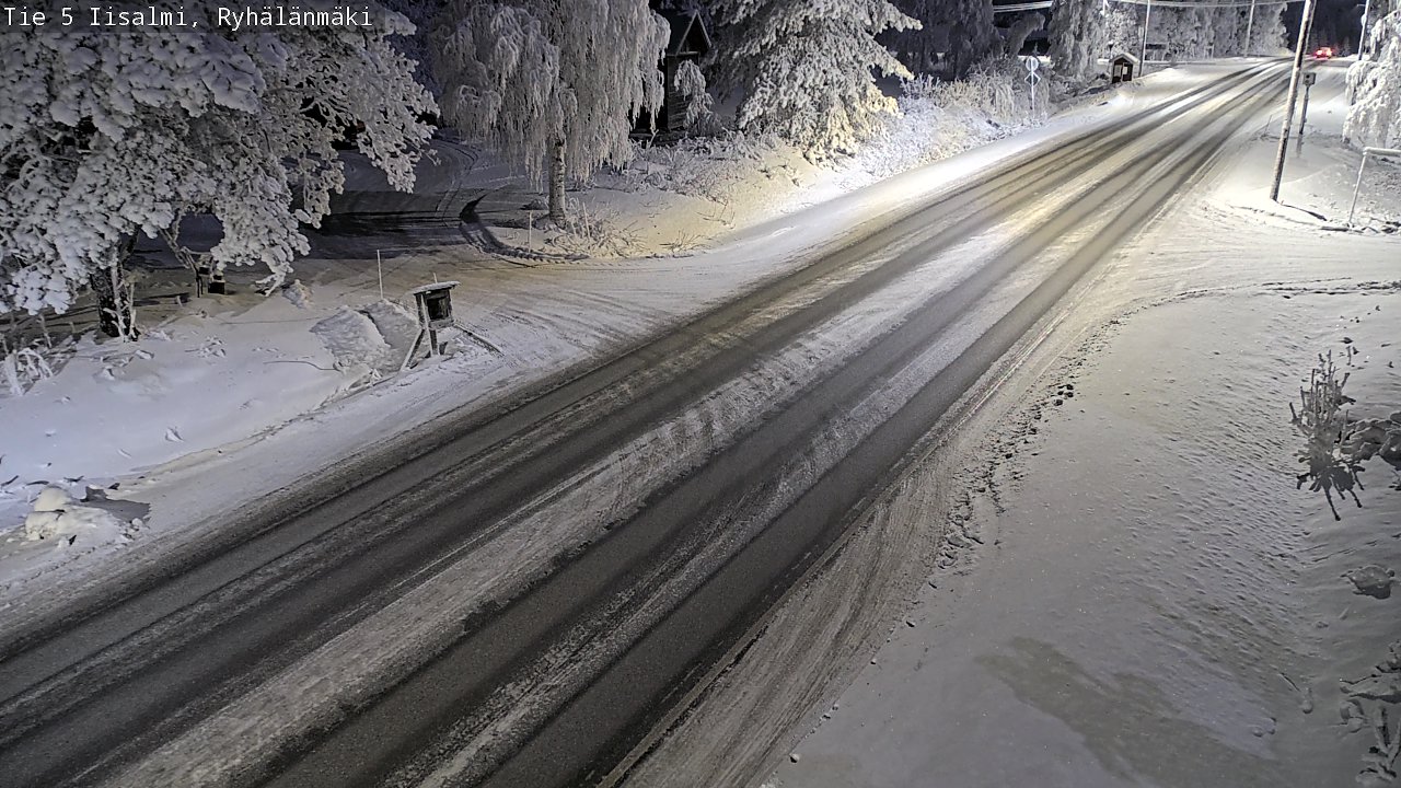 Weather Camera Image Väg 5 Idensalmi, Ryhälänmäki, Iisalmi, Pohjois-Savo