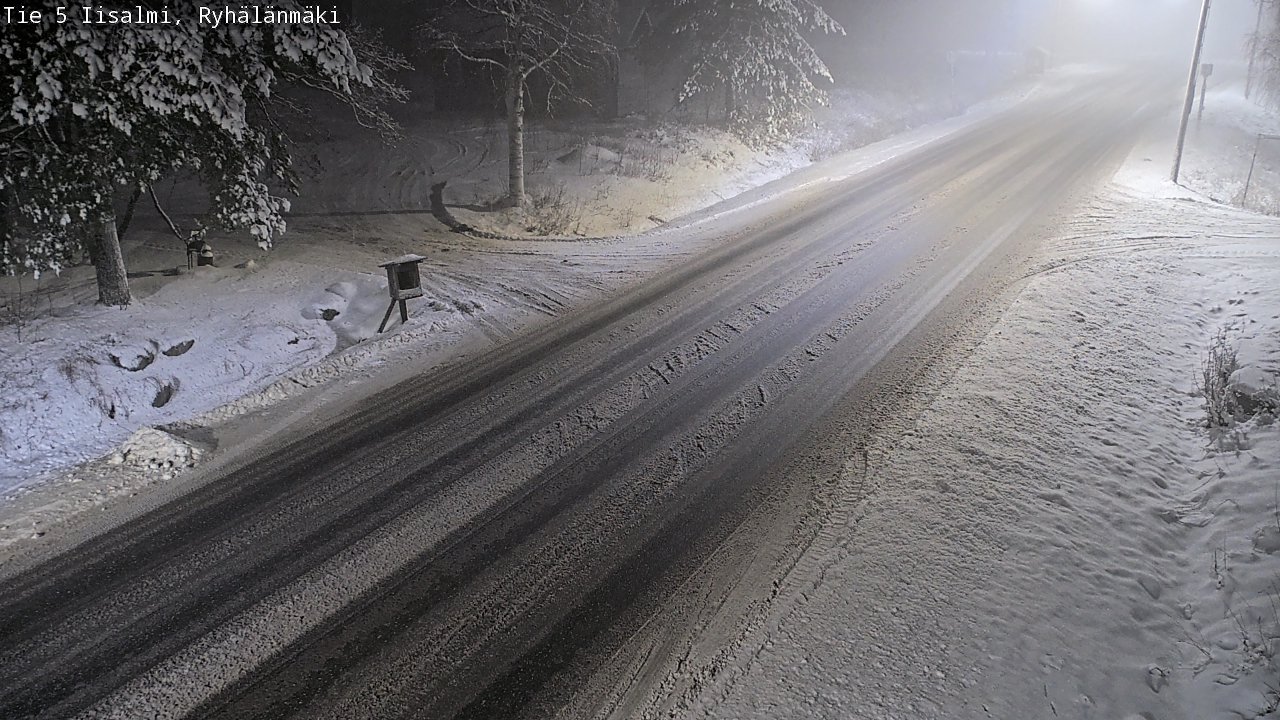 Weather Camera Image Väg 5 Idensalmi, Ryhälänmäki, Iisalmi, Pohjois-Savo