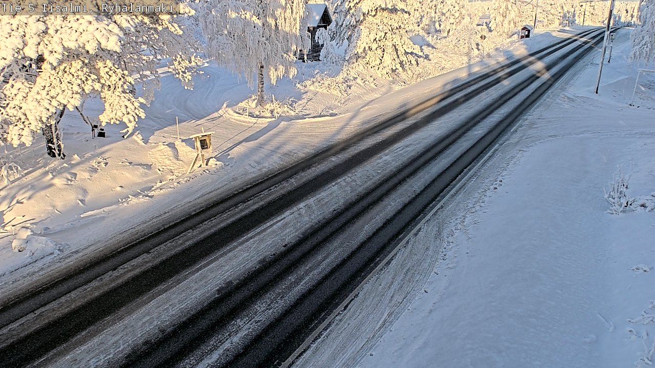 Weather Camera Image Väg 5 Idensalmi, Ryhälänmäki, Iisalmi, Pohjois-Savo