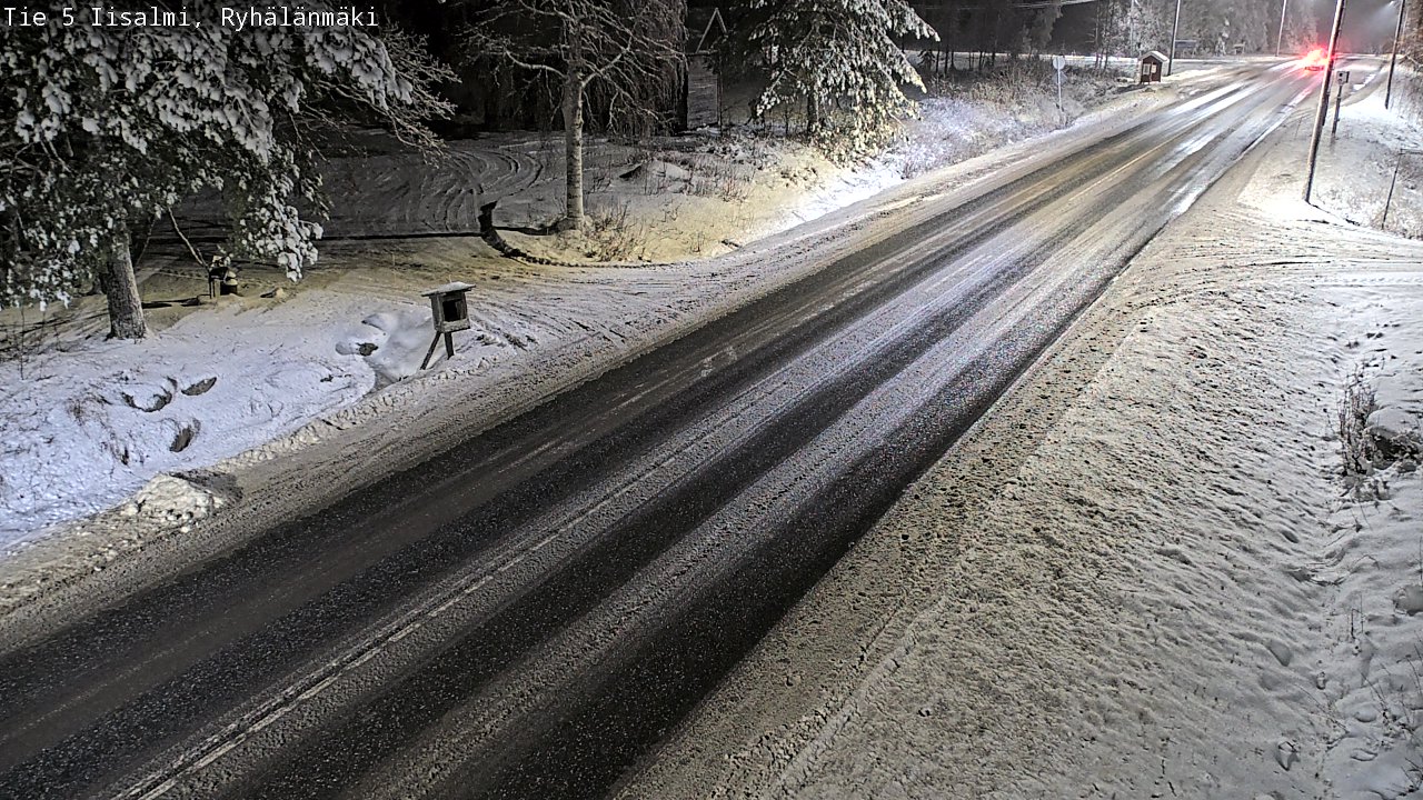 Weather Camera Image Väg 5 Idensalmi, Ryhälänmäki, Iisalmi, Pohjois-Savo