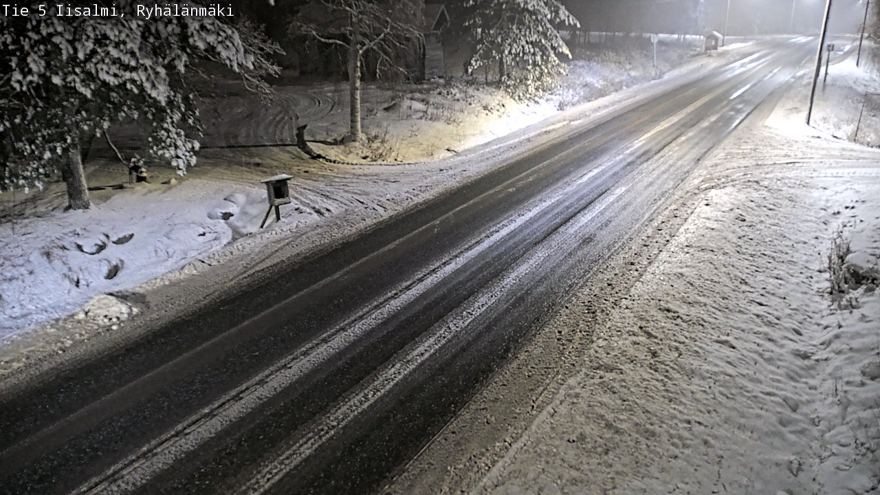 Weather Camera Image Väg 5 Idensalmi, Ryhälänmäki, Iisalmi, Pohjois-Savo