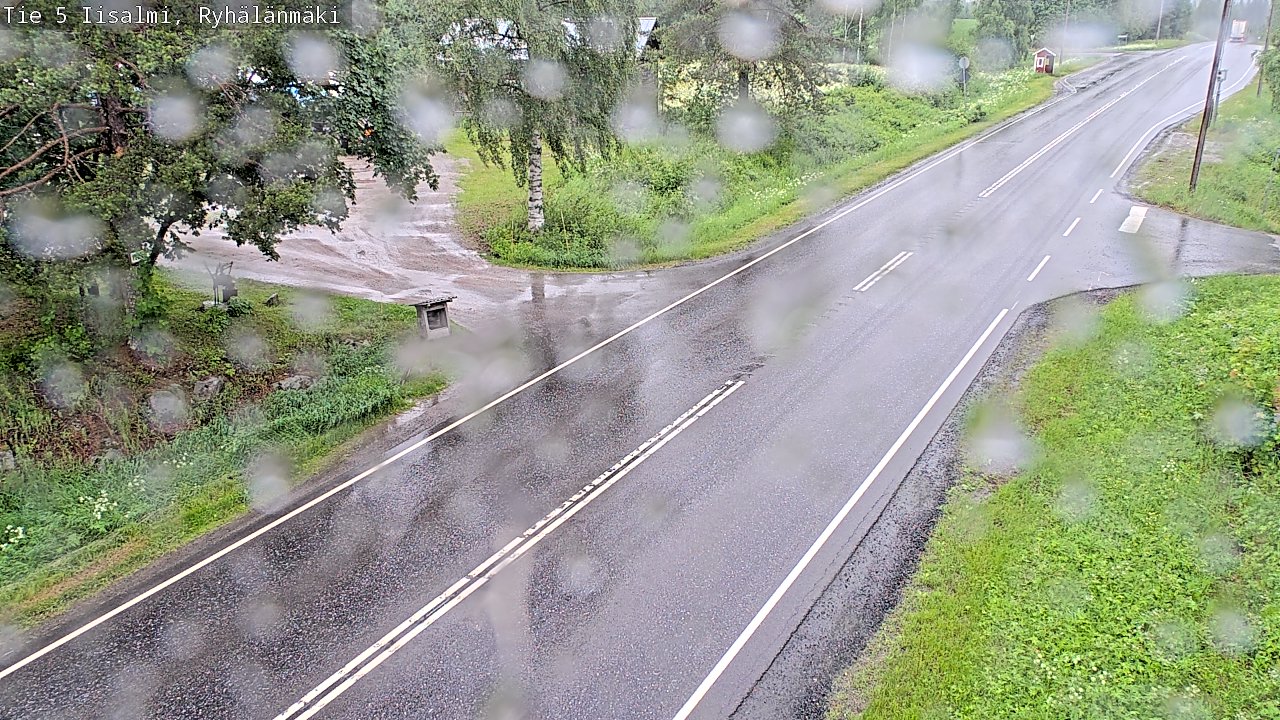 Weather Camera Image Road 5 Iisalmi, Ryhälänmäki, Iisalmi, Pohjois-Savo