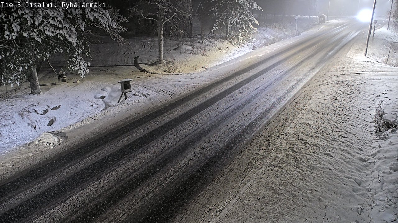 Weather Camera Image Väg 5 Idensalmi, Ryhälänmäki, Iisalmi, Pohjois-Savo