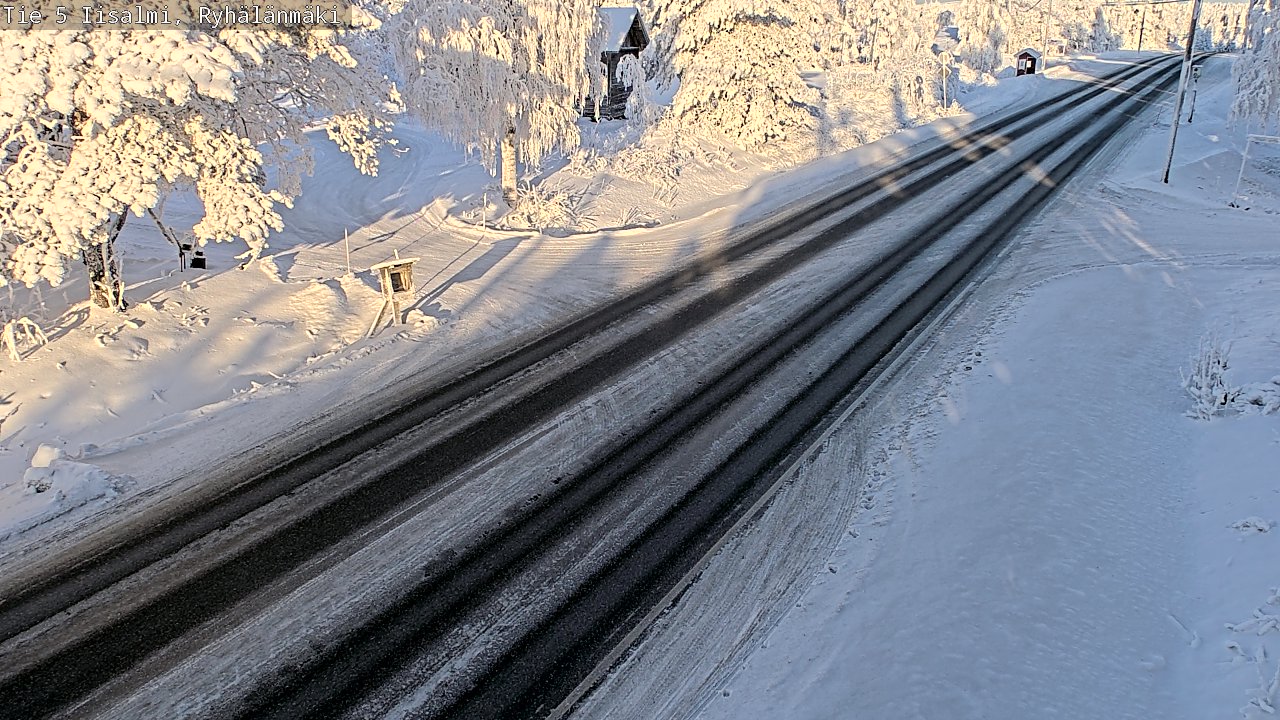 Weather Camera Image Väg 5 Idensalmi, Ryhälänmäki, Iisalmi, Pohjois-Savo