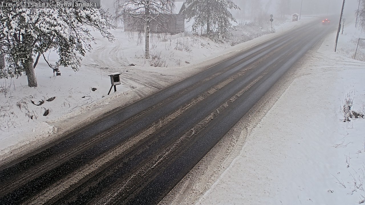 Weather Camera Image Väg 5 Idensalmi, Ryhälänmäki, Iisalmi, Pohjois-Savo
