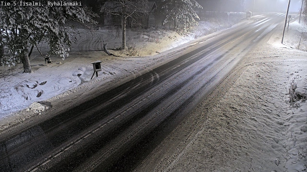 Weather Camera Image Väg 5 Idensalmi, Ryhälänmäki, Iisalmi, Pohjois-Savo