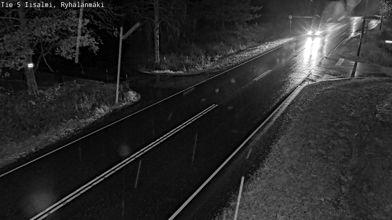Weather Camera Image Väg 5 Idensalmi, Ryhälänmäki, Iisalmi, Pohjois-Savo