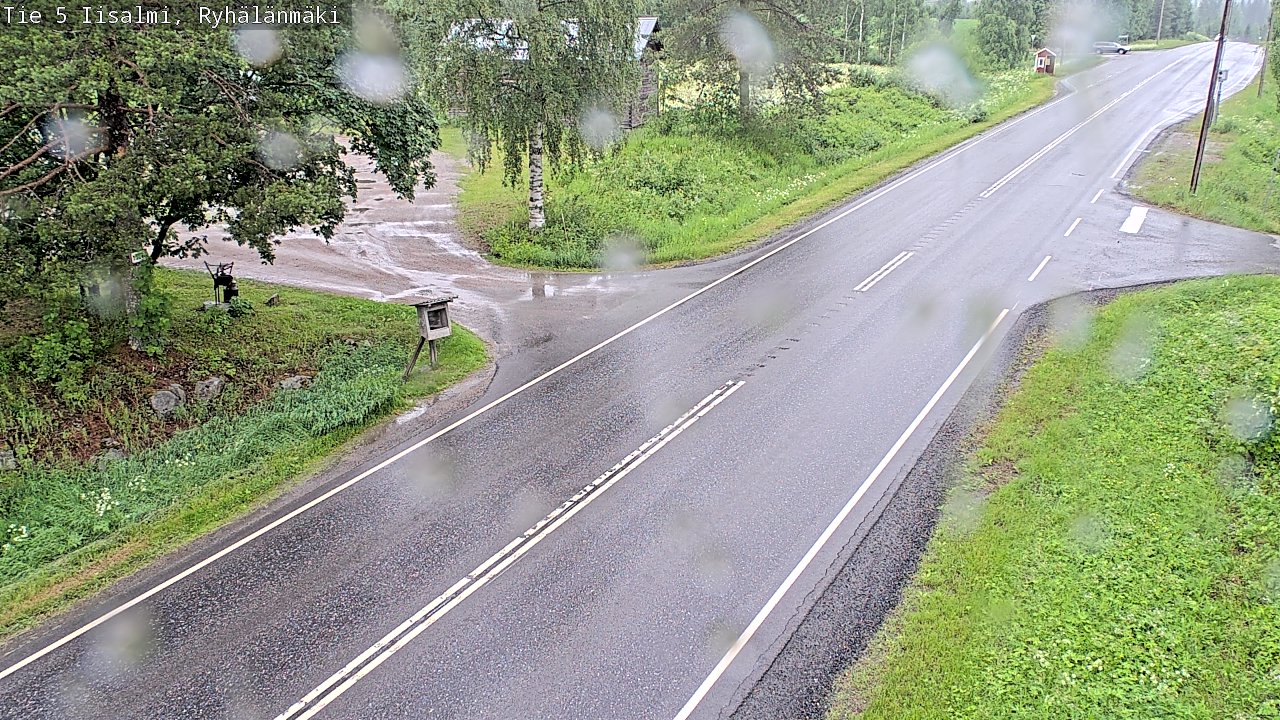 Weather Camera Image Väg 5 Idensalmi, Ryhälänmäki, Iisalmi, Pohjois-Savo