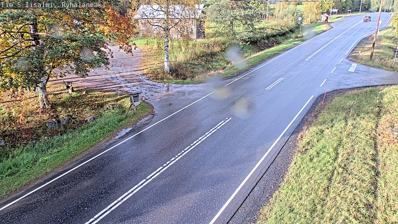 Weather Camera Image Road 5 Iisalmi, Ryhälänmäki, Iisalmi, Pohjois-Savo