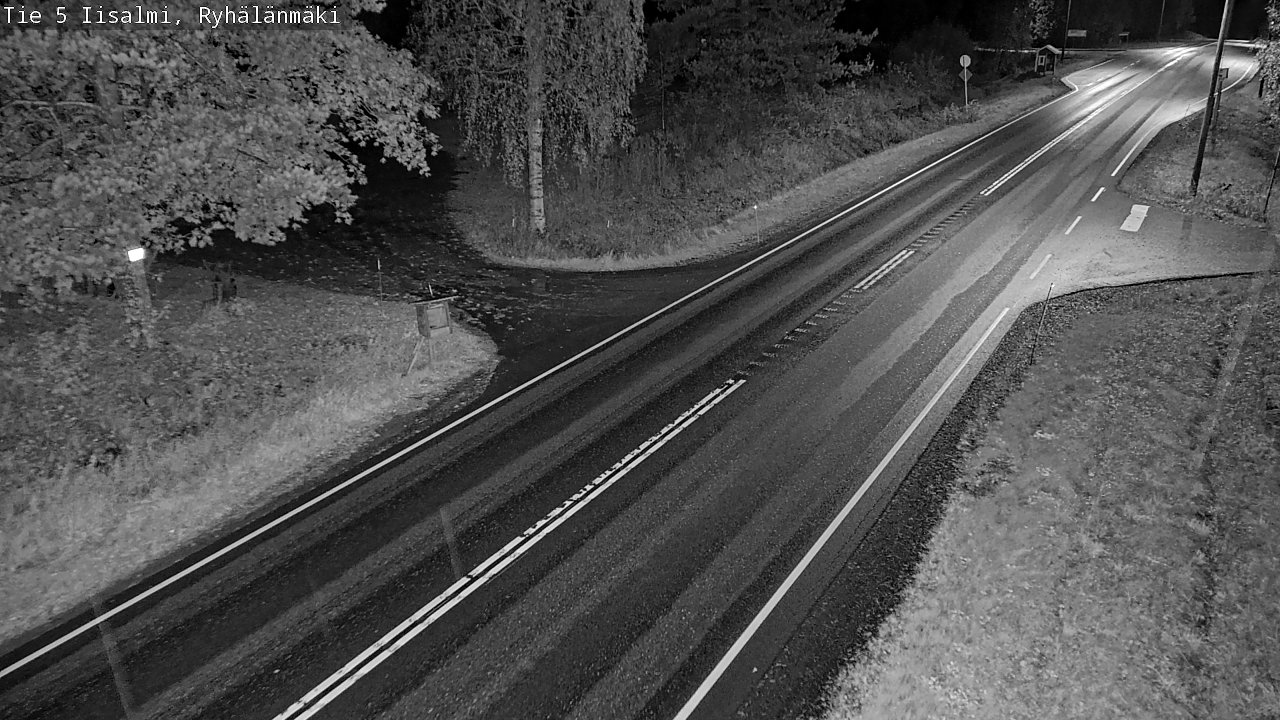 Weather Camera Image Road 5 Iisalmi, Ryhälänmäki, Iisalmi, Pohjois-Savo