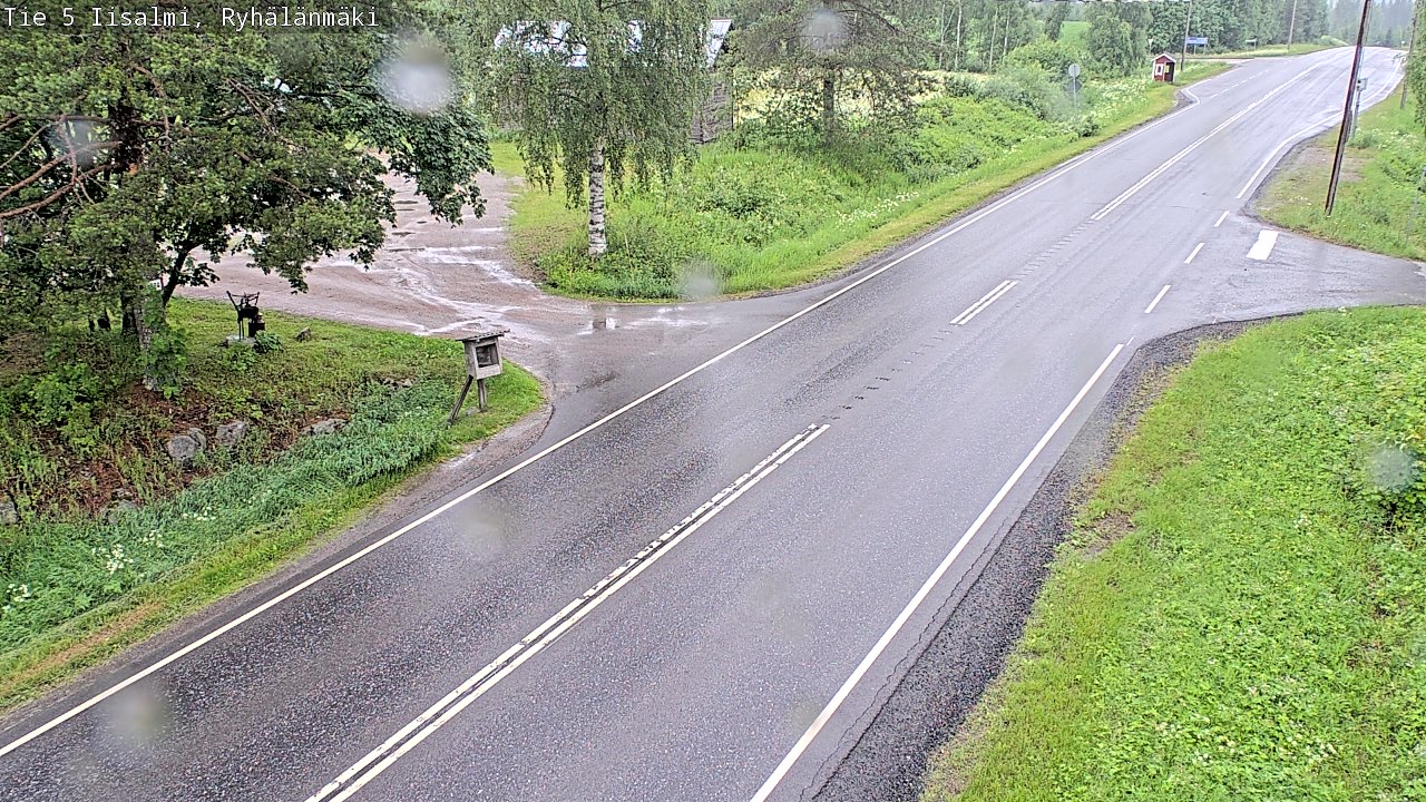 Weather Camera Image Väg 5 Idensalmi, Ryhälänmäki, Iisalmi, Pohjois-Savo