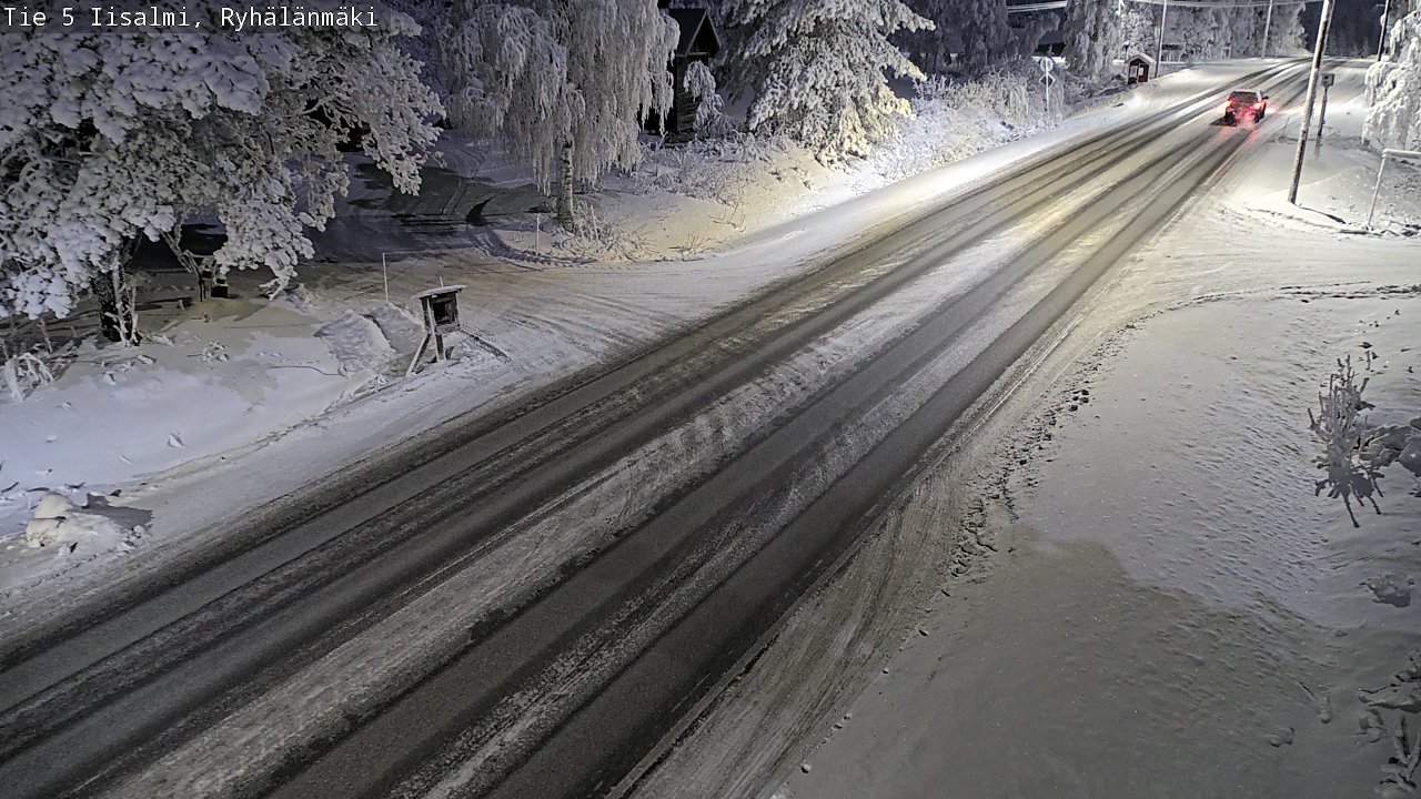 Weather Camera Image Väg 5 Idensalmi, Ryhälänmäki, Iisalmi, Pohjois-Savo