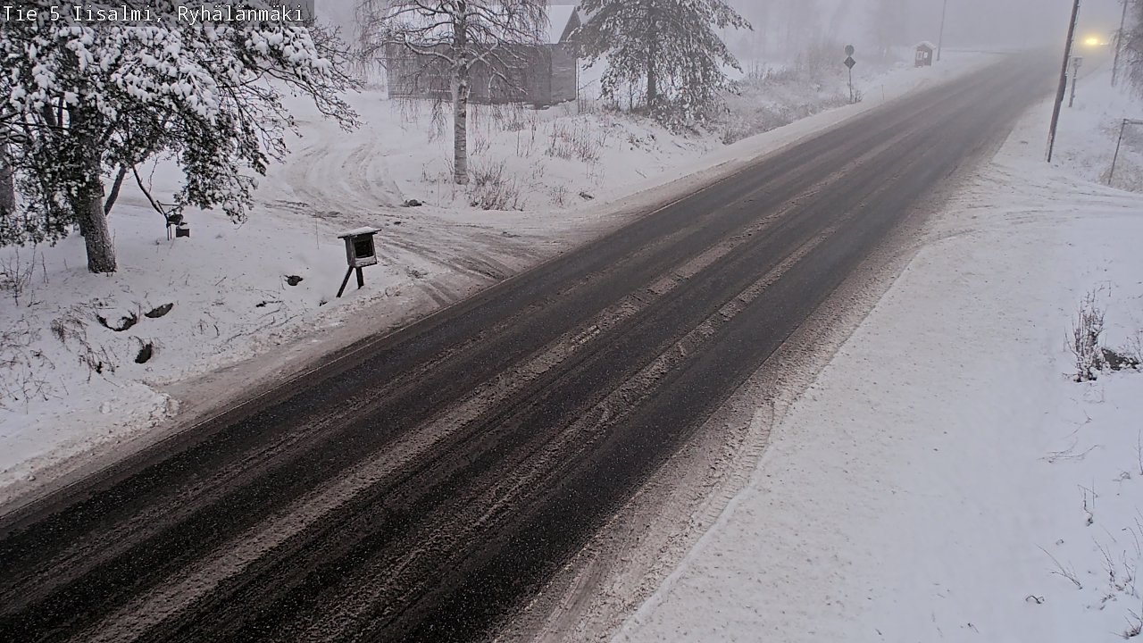Weather Camera Image Väg 5 Idensalmi, Ryhälänmäki, Iisalmi, Pohjois-Savo