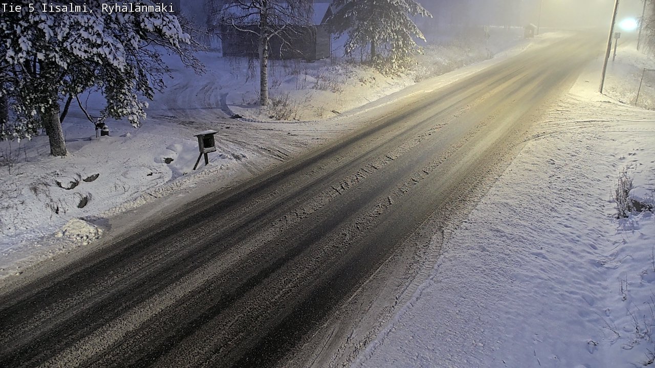 Weather Camera Image Väg 5 Idensalmi, Ryhälänmäki, Iisalmi, Pohjois-Savo