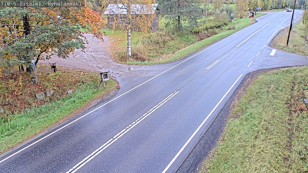 Weather Camera Image Road 5 Iisalmi, Ryhälänmäki, Iisalmi, Pohjois-Savo