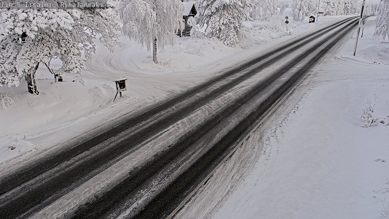 Weather Camera Image Väg 5 Idensalmi, Ryhälänmäki, Iisalmi, Pohjois-Savo