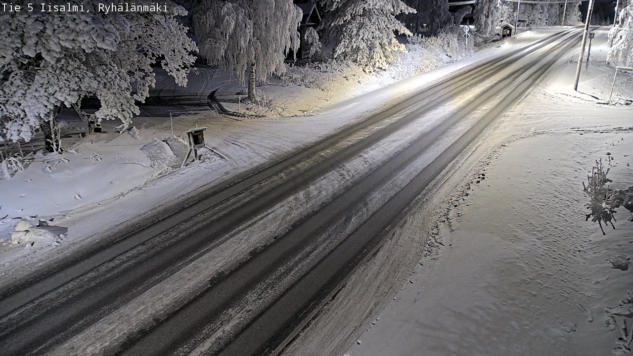 Weather Camera Image Väg 5 Idensalmi, Ryhälänmäki, Iisalmi, Pohjois-Savo