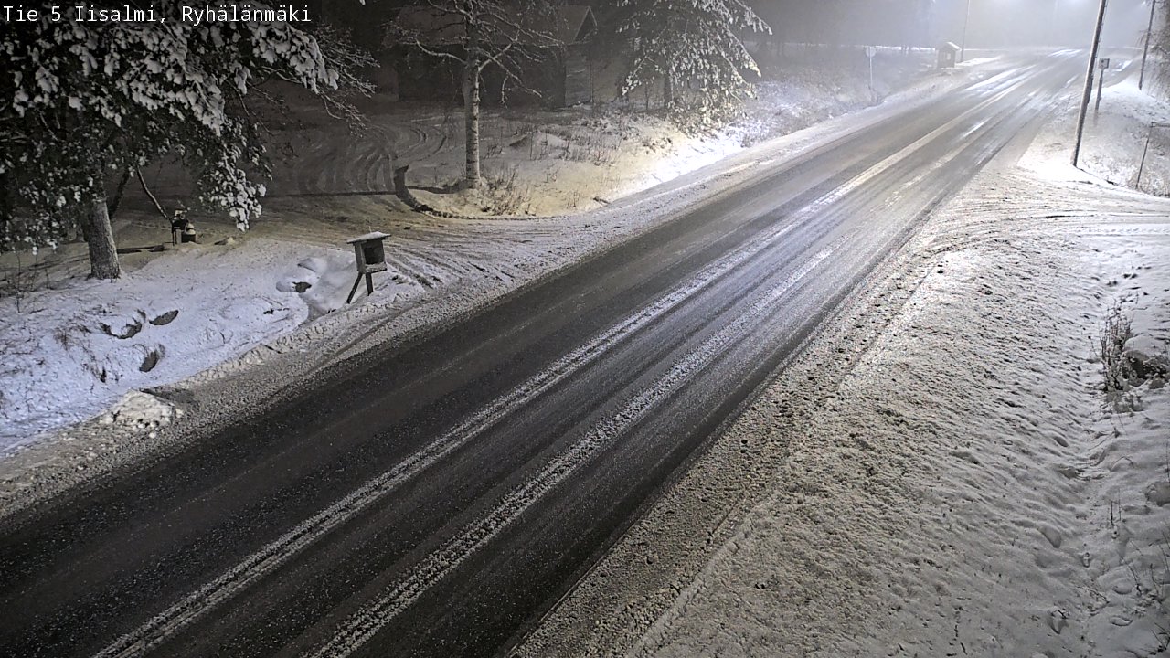 Weather Camera Image Väg 5 Idensalmi, Ryhälänmäki, Iisalmi, Pohjois-Savo