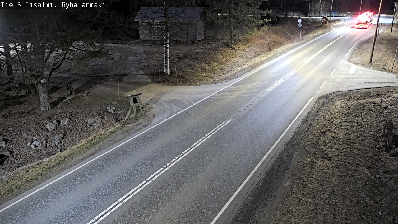Weather Camera Image Väg 5 Idensalmi, Ryhälänmäki, Iisalmi, Pohjois-Savo