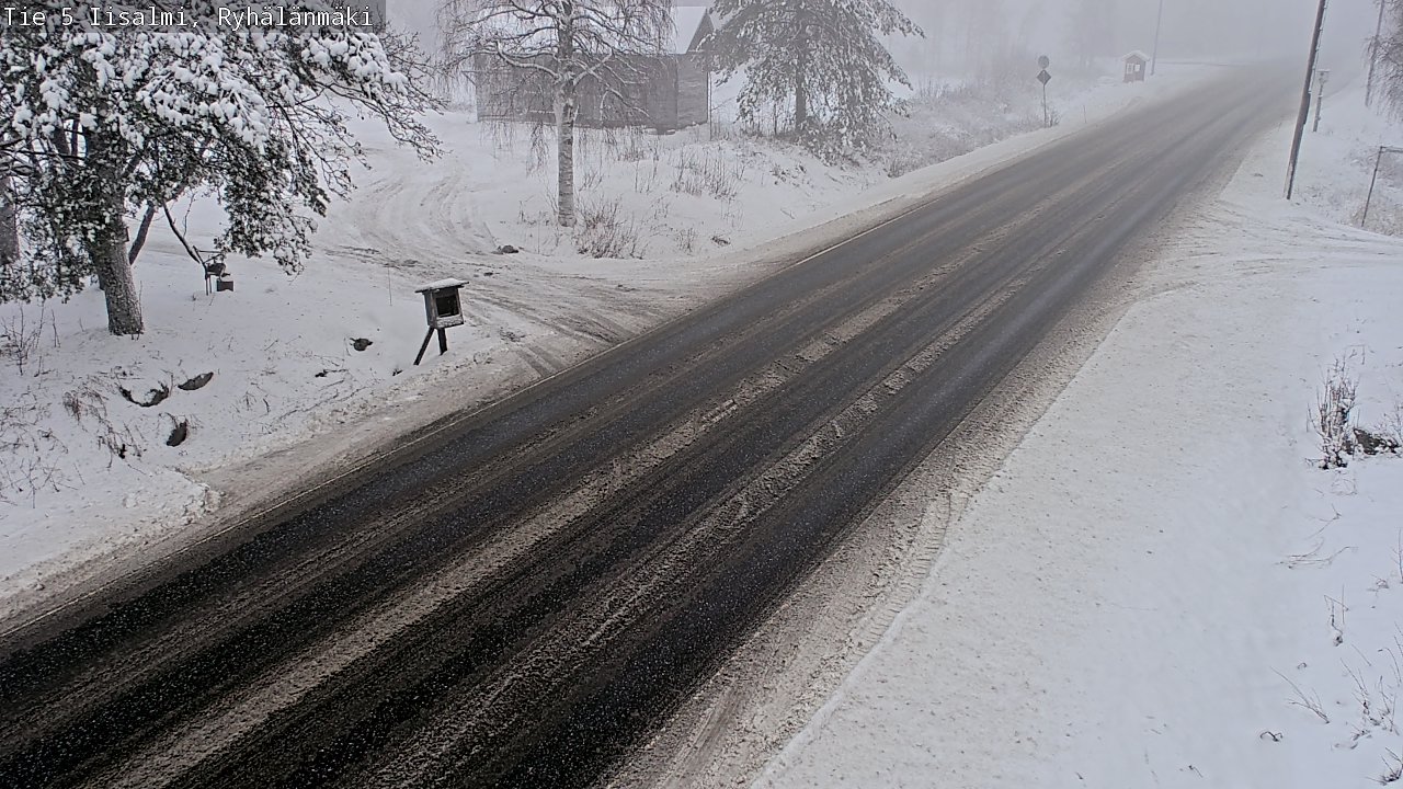 Weather Camera Image Väg 5 Idensalmi, Ryhälänmäki, Iisalmi, Pohjois-Savo