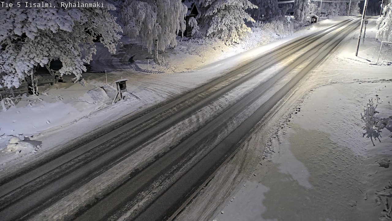 Weather Camera Image Väg 5 Idensalmi, Ryhälänmäki, Iisalmi, Pohjois-Savo
