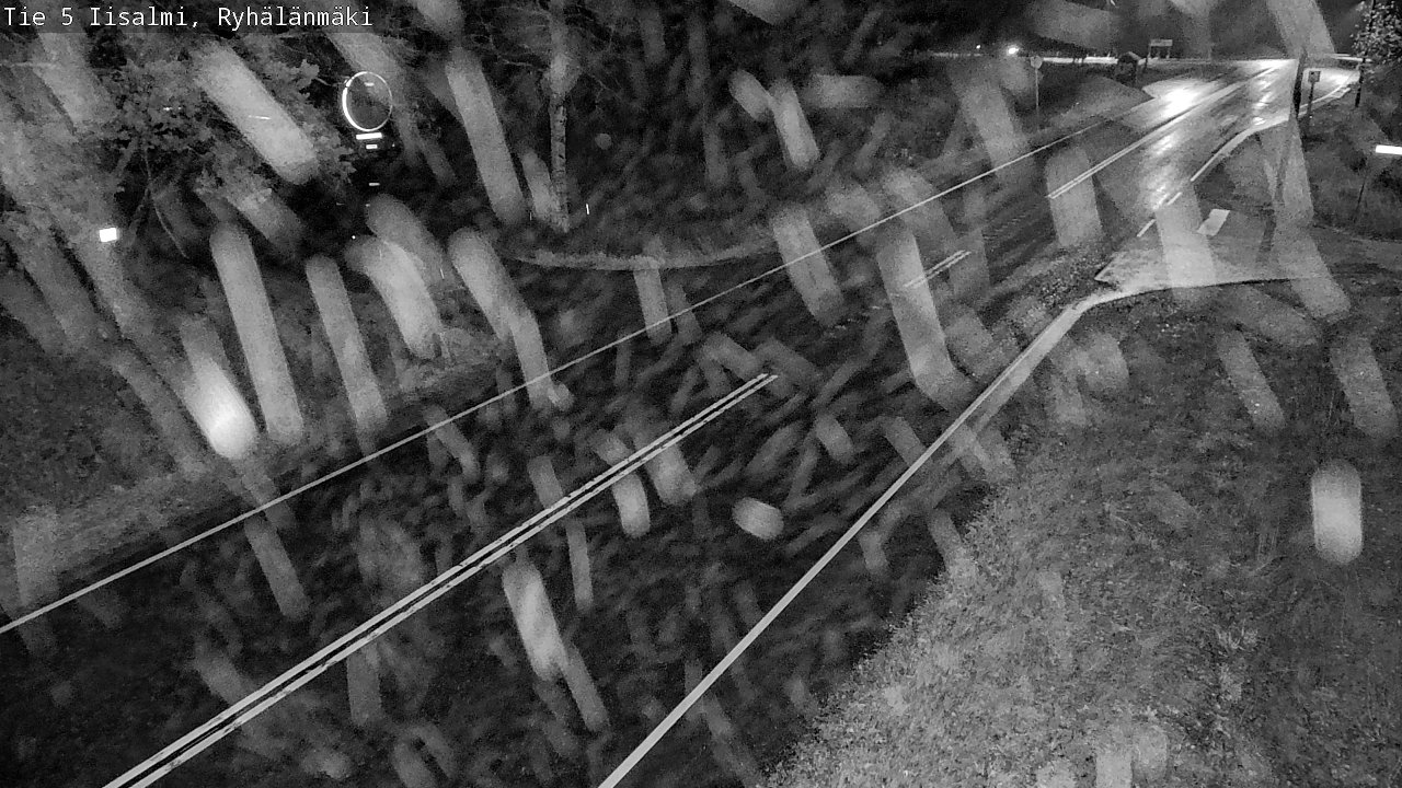 Weather Camera Image Road 5 Iisalmi, Ryhälänmäki, Iisalmi, Pohjois-Savo