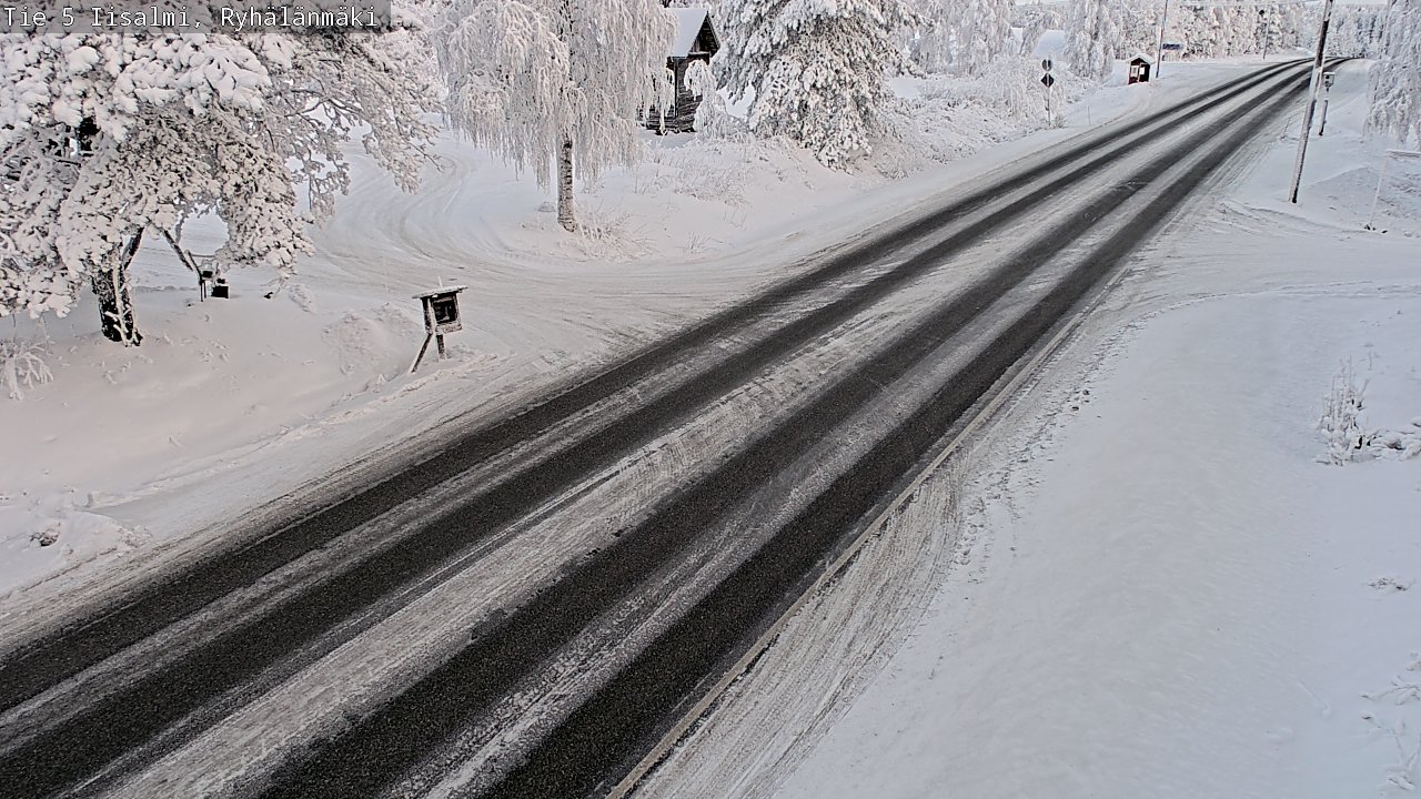 Weather Camera Image Väg 5 Idensalmi, Ryhälänmäki, Iisalmi, Pohjois-Savo