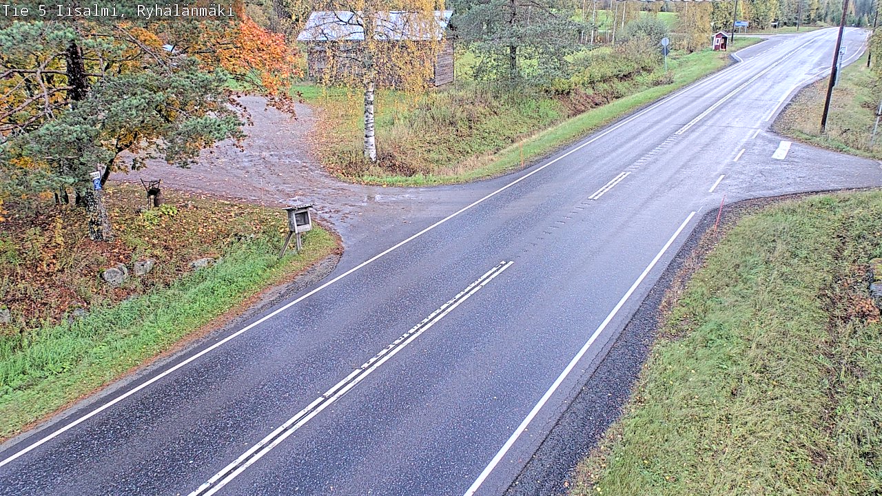 Weather Camera Image Road 5 Iisalmi, Ryhälänmäki, Iisalmi, Pohjois-Savo