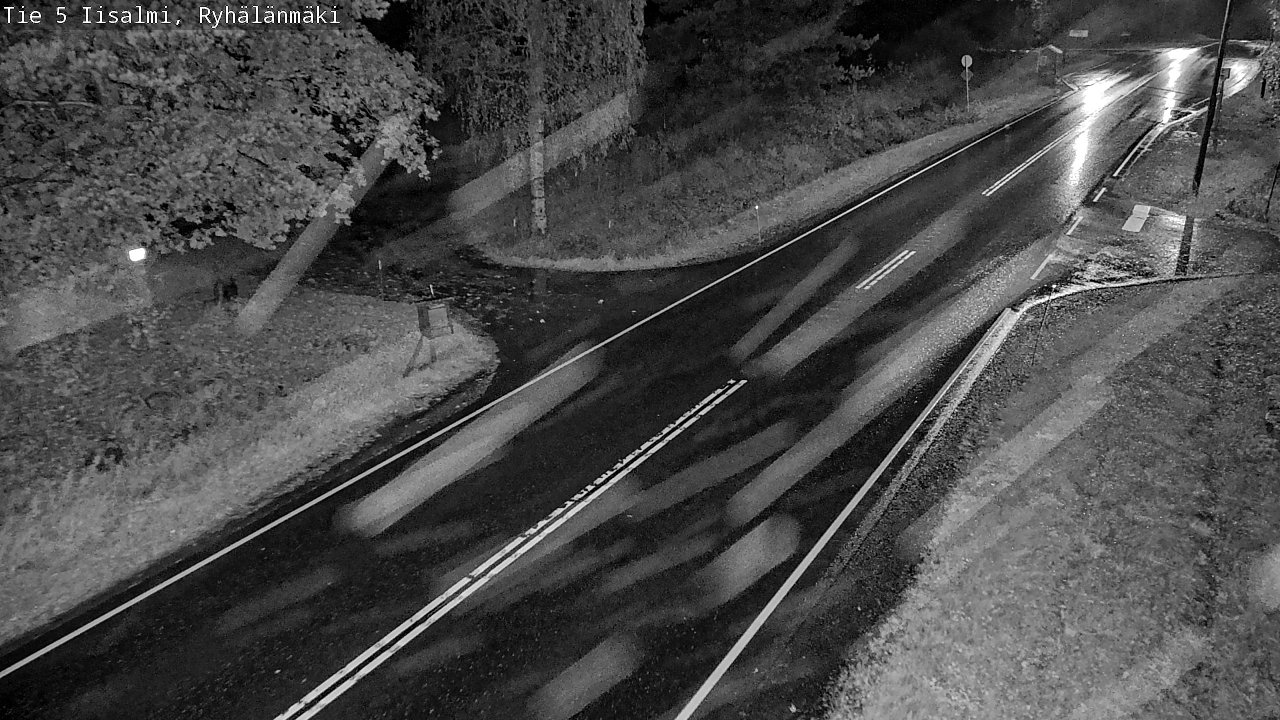 Weather Camera Image Road 5 Iisalmi, Ryhälänmäki, Iisalmi, Pohjois-Savo