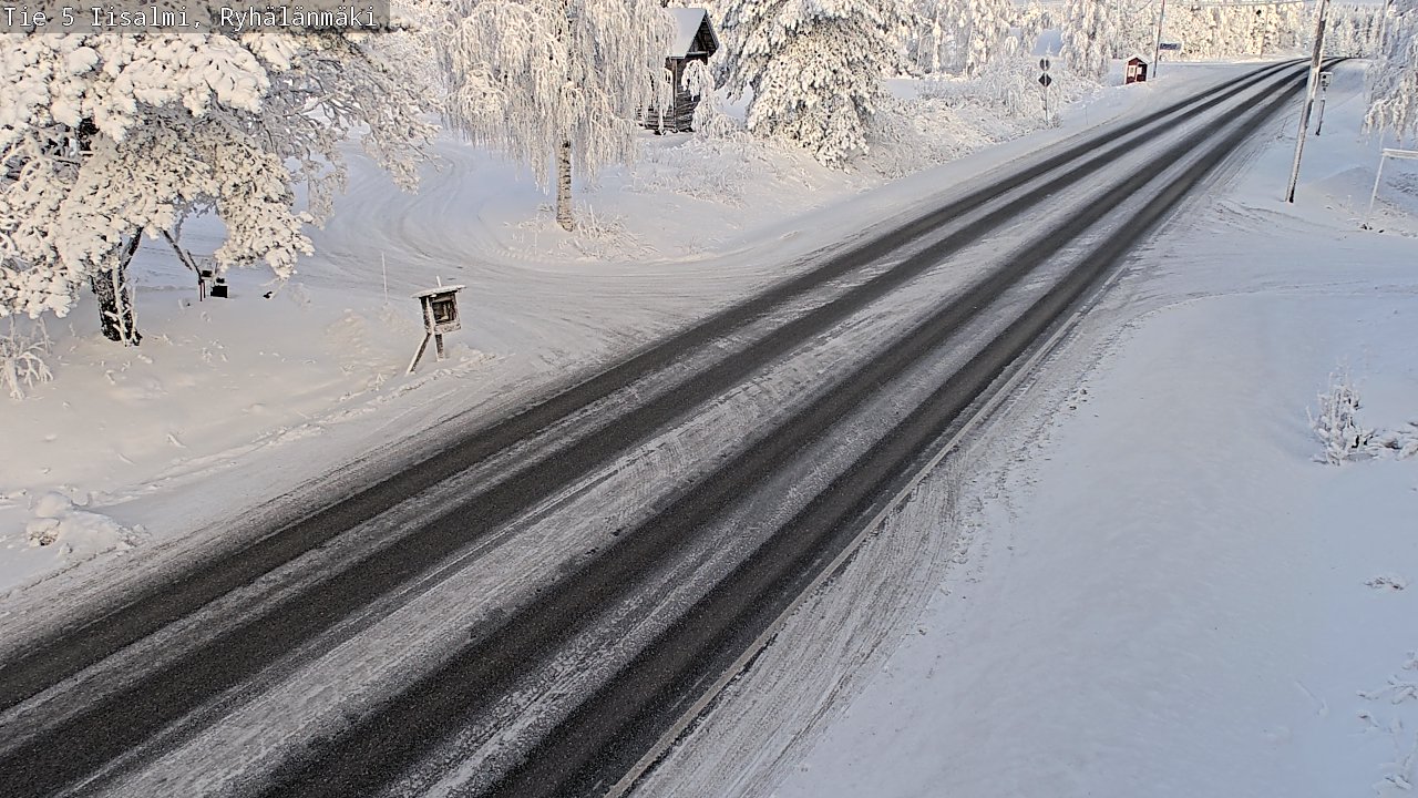 Weather Camera Image Väg 5 Idensalmi, Ryhälänmäki, Iisalmi, Pohjois-Savo