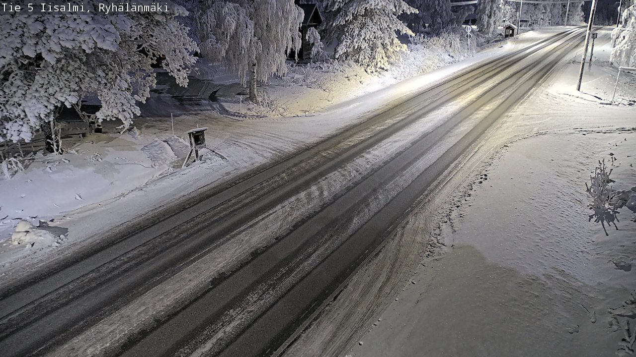 Weather Camera Image Väg 5 Idensalmi, Ryhälänmäki, Iisalmi, Pohjois-Savo