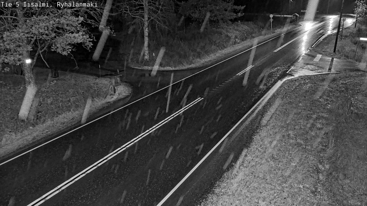 Weather Camera Image Väg 5 Idensalmi, Ryhälänmäki, Iisalmi, Pohjois-Savo